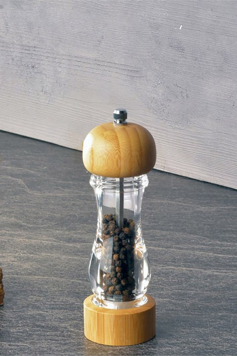 Tohana Bambu Akrilik Orta Boy Karabiber Değirmeni