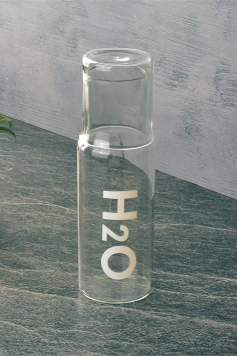 Tohana Cam Başucu Sürahisi - Beyaz