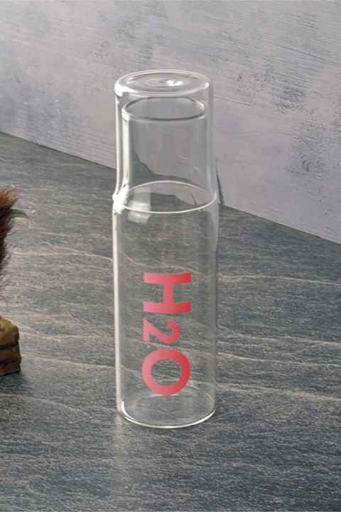 Tohana Cam Başucu Sürahisi - Pembe