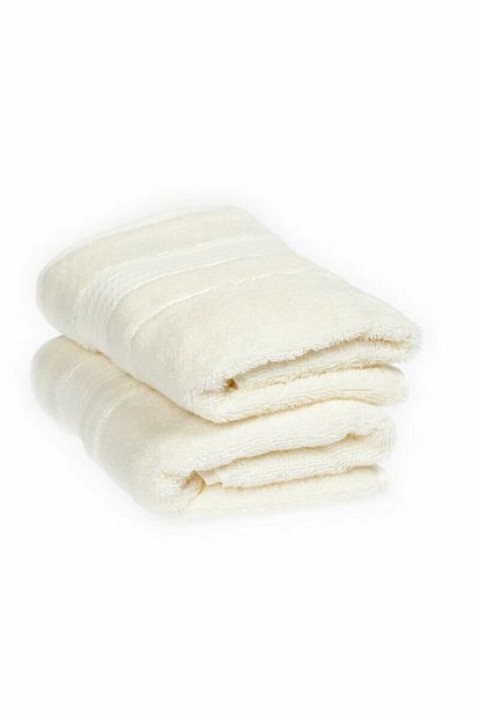 Trendy 50x90 2'li Havlu Krem