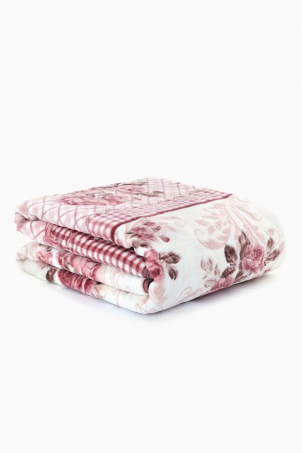 Sarar Wellsoft Çift Kişilik Battaniye 4 Kg - Rosery Beyaz