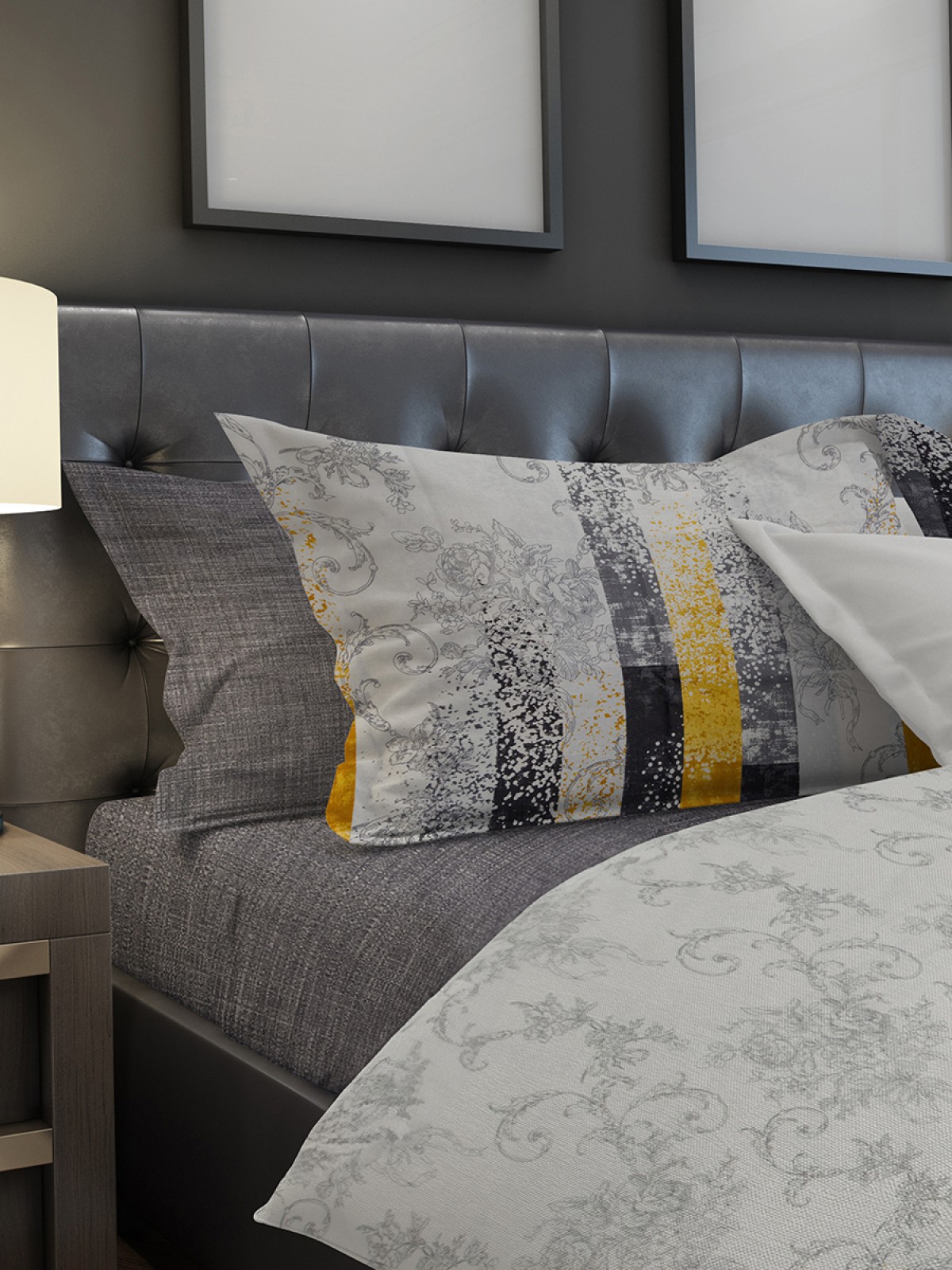 Serenat %100 Pamuk Lastikli Çarşaflı Çift Kişilik Nevresim Takımı - Sarı Serenat %100 Pamuk Lastikli Çarşaflı Çift Kişilik Nevresim Takımı - Sarı