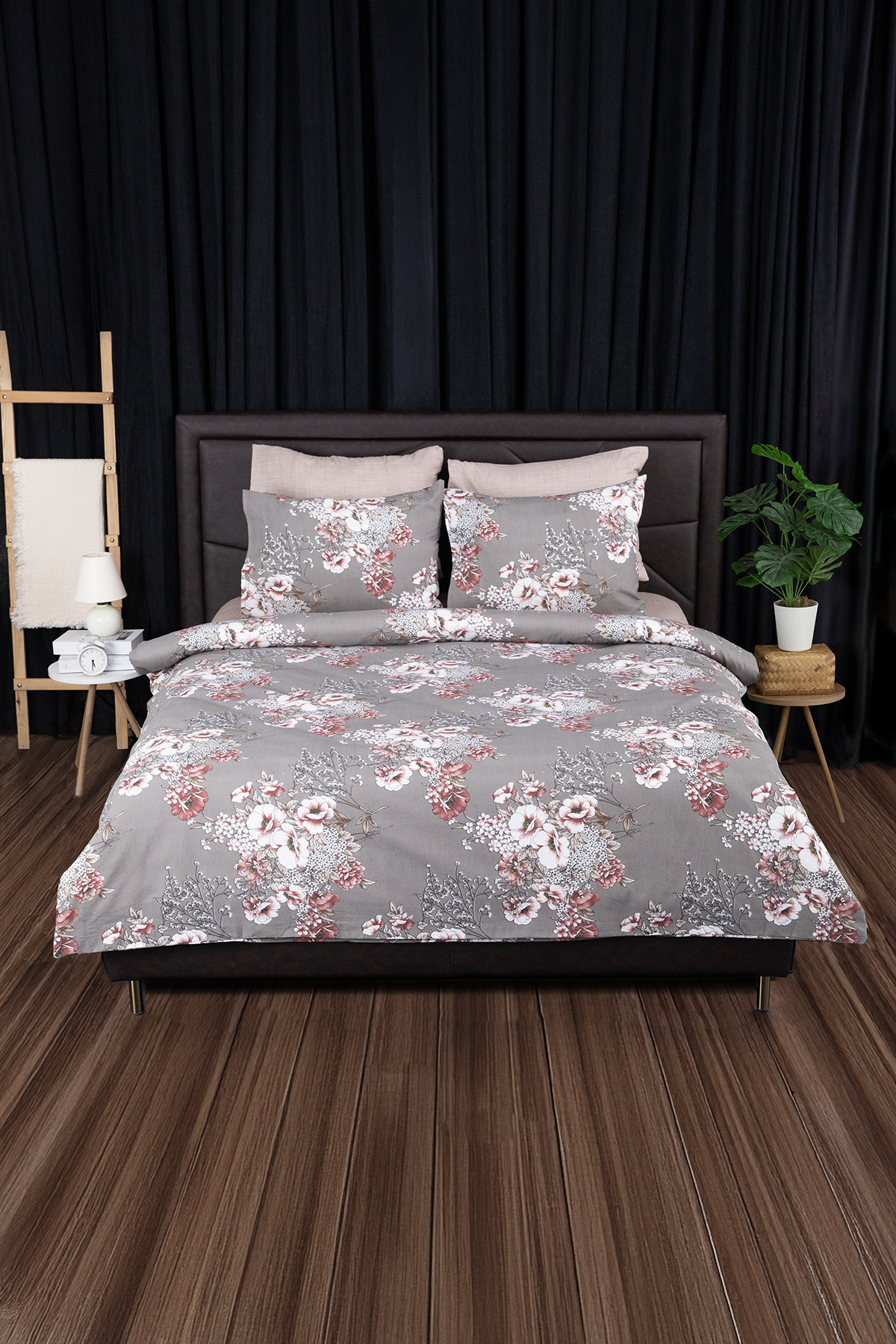 Siena Çift Kişilik Nevresim Takımı - Vizon Siena Çift Kişilik Nevresim Takımı - Vizon