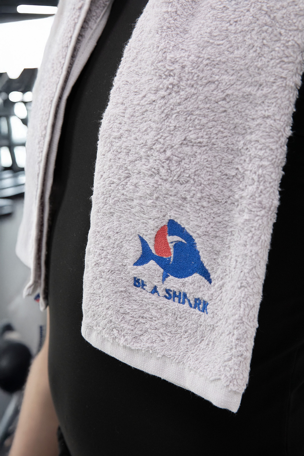 Sporcu Antrenman Havlusu Gym Fitness Plates Boks Tenis Spor Havlusu 105x30 Cm - Gri