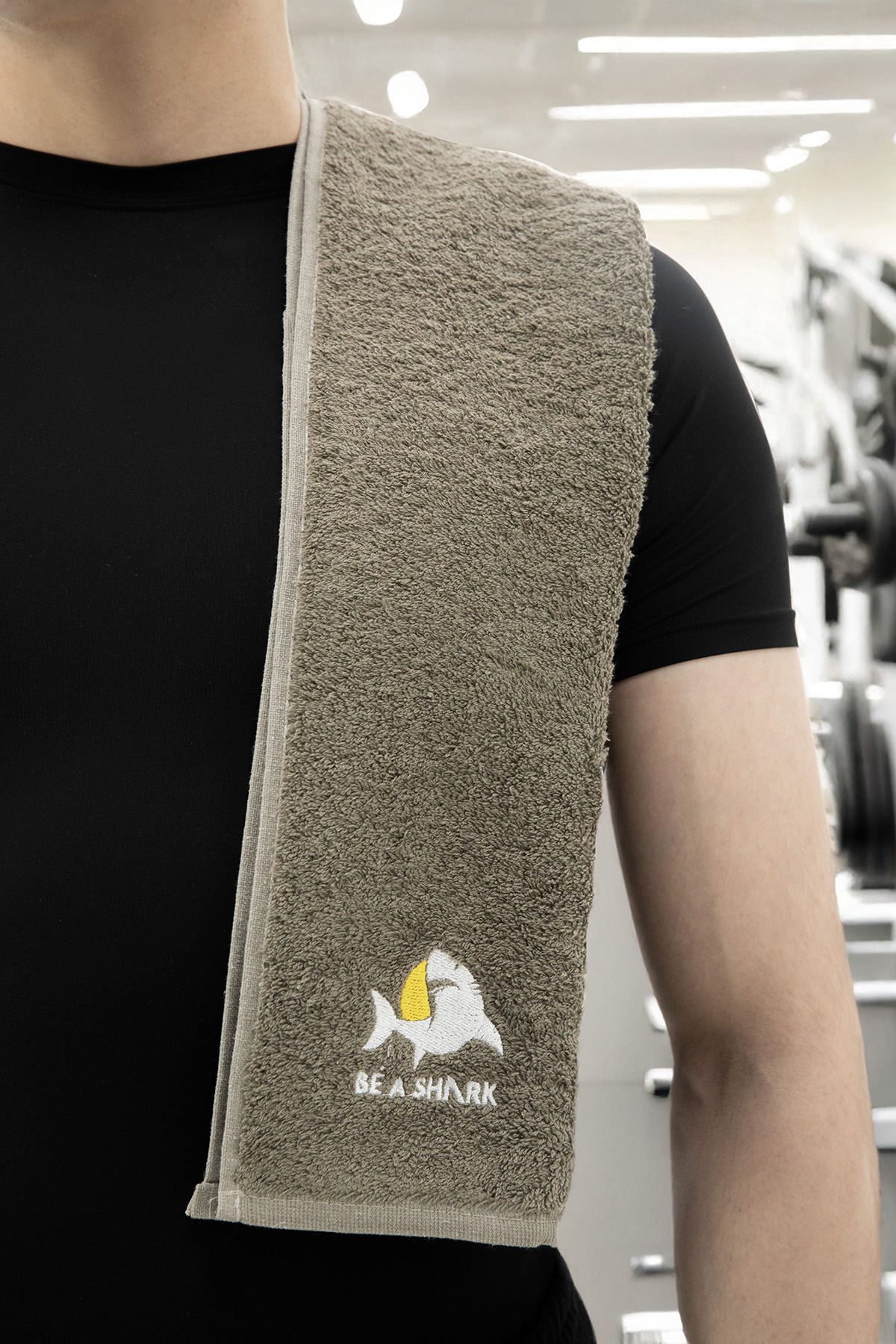 Spor Antrenman Havlusu 105x30 - Haki Spor Antrenman Havlusu 105x30 - Haki