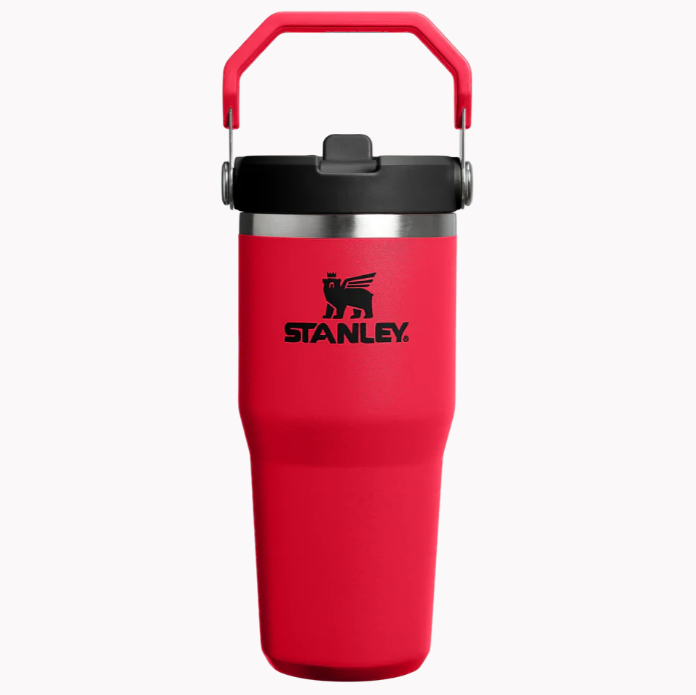 STANLEY THE ICEFLOW™ FLİP STRAW 2.0 TUMBLER 0.41L / 14OZ CHİLİ BLACK