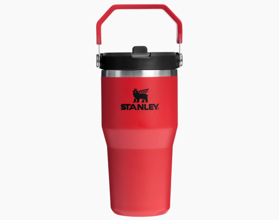 Stanley The Iceflow™ Flip Straw 2.0 Tumbler 0.59L / 20Oz Chili Black 13425-0131 Stanley The Iceflow™ Flip Straw 2.0 Tumbler 0.59L / 20Oz Chili Black 13425-0131
