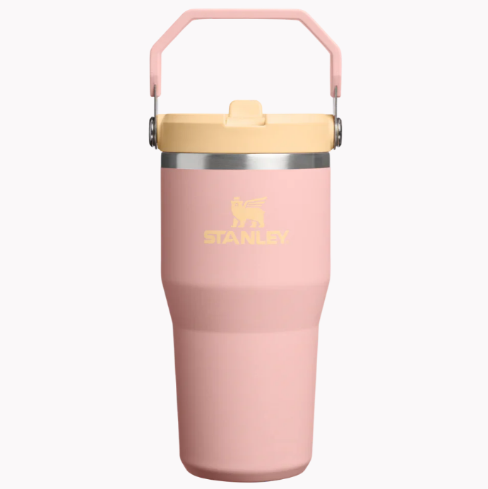 STANLEY THE ICEFLOW™ FLİP STRAW 2.0 TUMBLER 0.59L / 20OZ PEACH ROSE