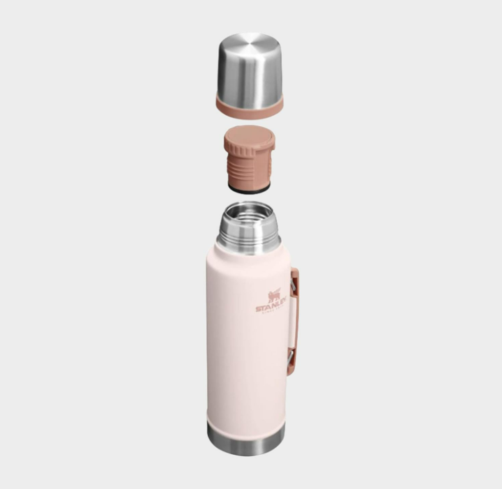 STANLEY THE LEGENDARY CLASSİC BOTTLE 1.4L / 1.5QT HAMMERTONE ROSE QUARTZ