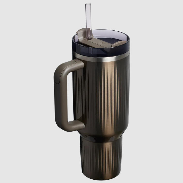 Stanley The Quencher H2.0 Fluted Tumbler 1.18L/40oz Gunmetal Shine Stanley The Quencher H2.0 Fluted Tumbler 1.18L/40oz Gunmetal Shine