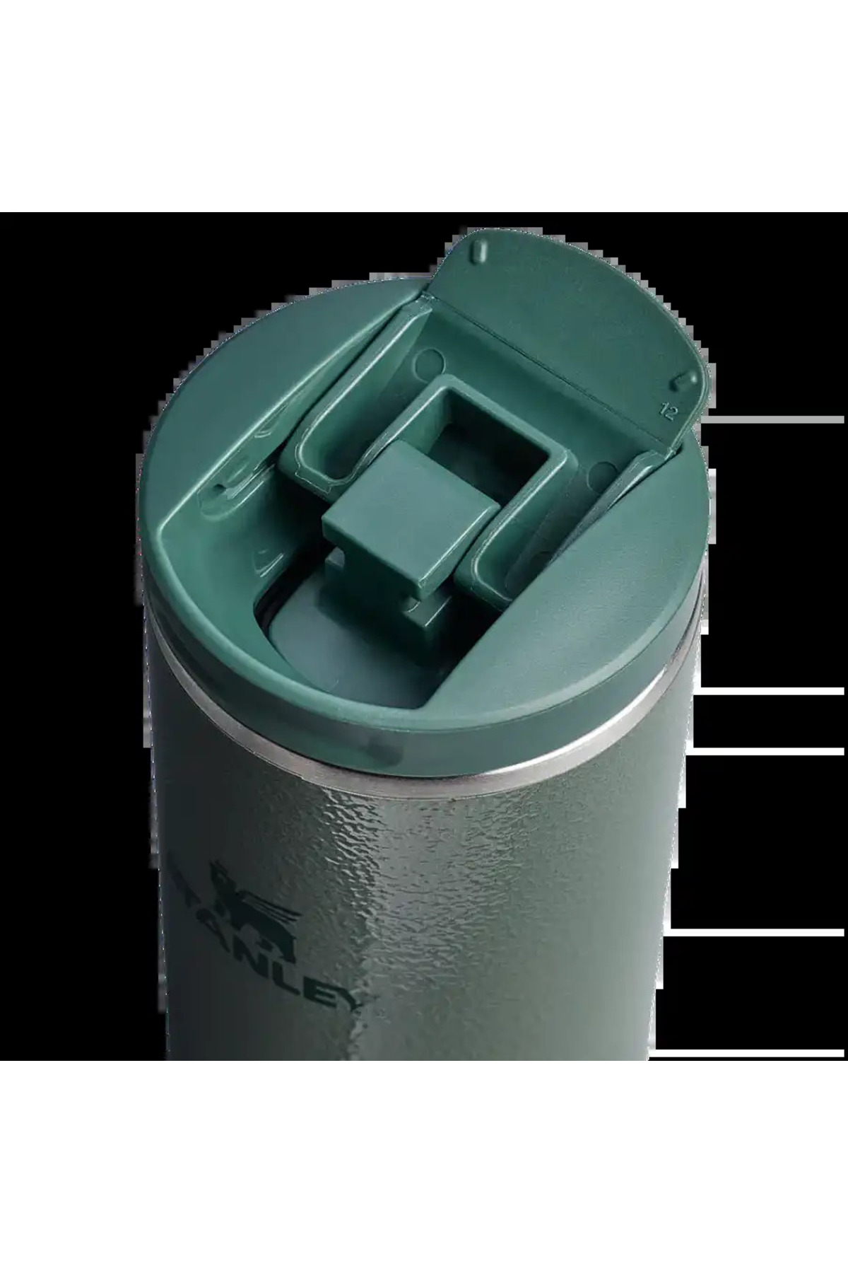 Stanley The Transit Fliptop Mug 0.35L12Oz Hammertone Green