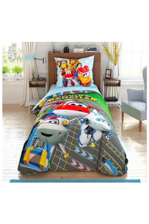 Taç Lisanslı Harika Kanatlı Süper Team Tek Kişilik Nevresim Takımı Taç Lisanslı Harika Kanatlı Süper Team Tek Kişilik Nevresim Takımı