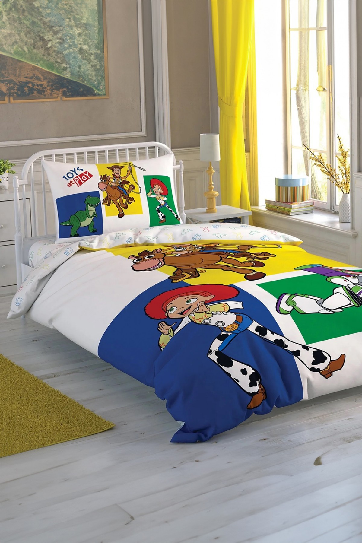 Taç Lisanslı Toy Story 4 Adventure Tek kişilik Nevresim Taç Lisanslı Toy Story 4 Adventure Tek kişilik Nevresim