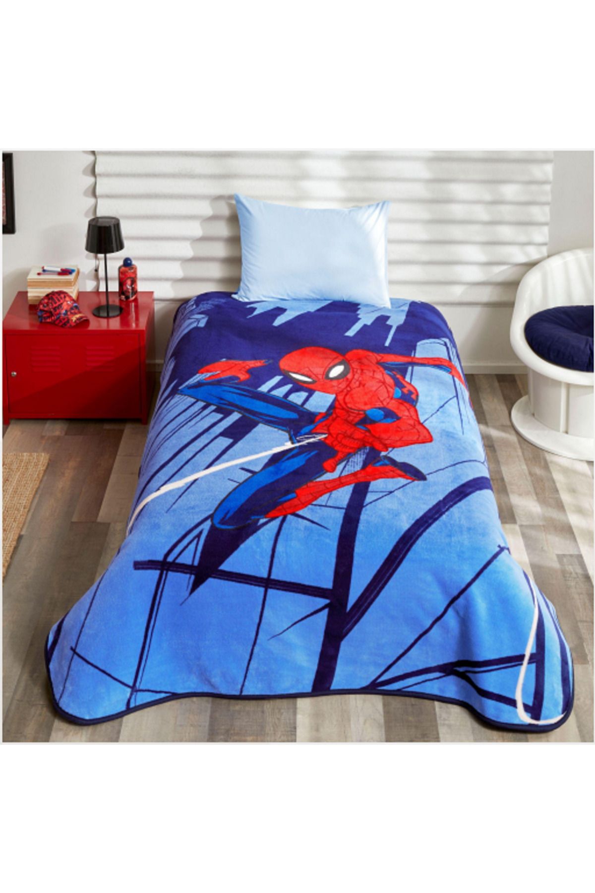 Taç Spiderman Original Lisanslı Tek Kişilik Battaniye