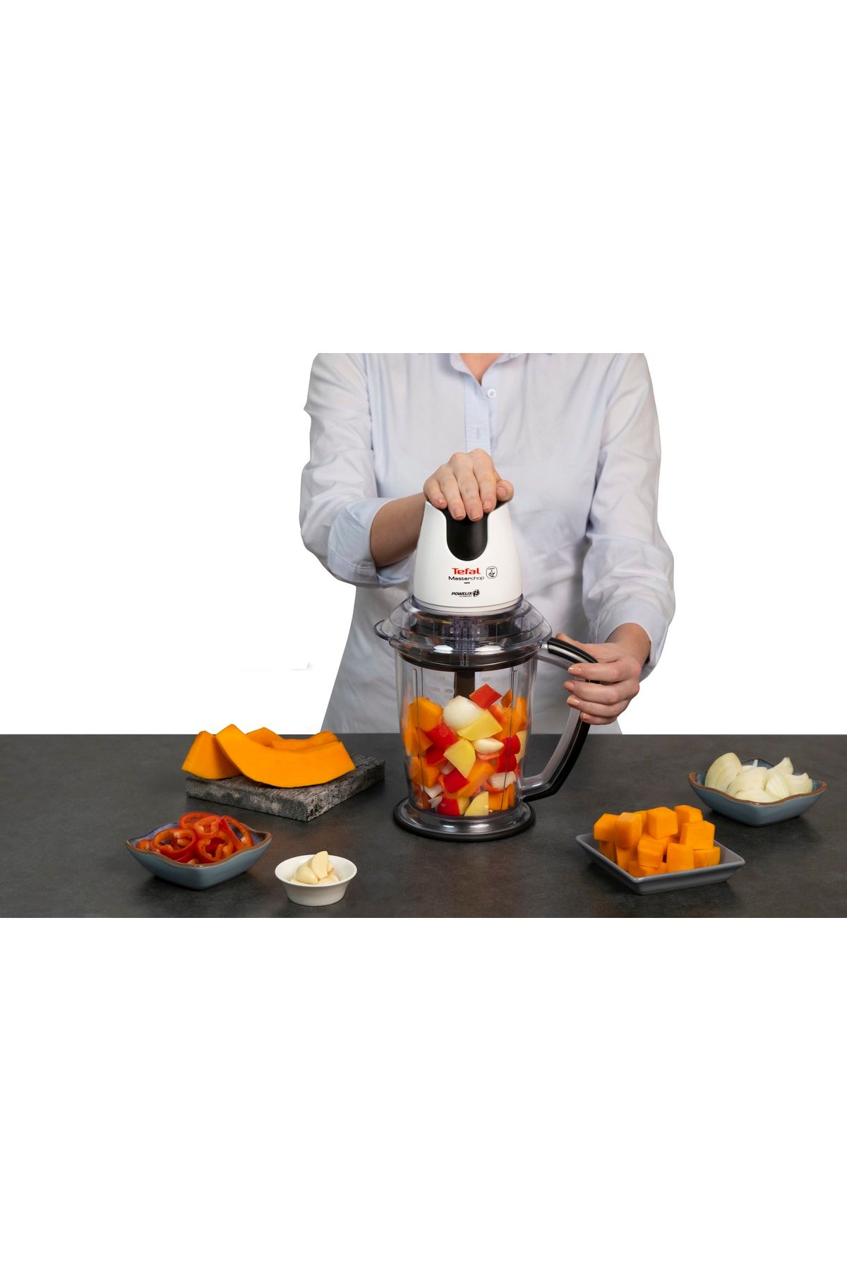 Tefal Masterchop XXL Rondo ve Doğrayıcı - Beyaz
