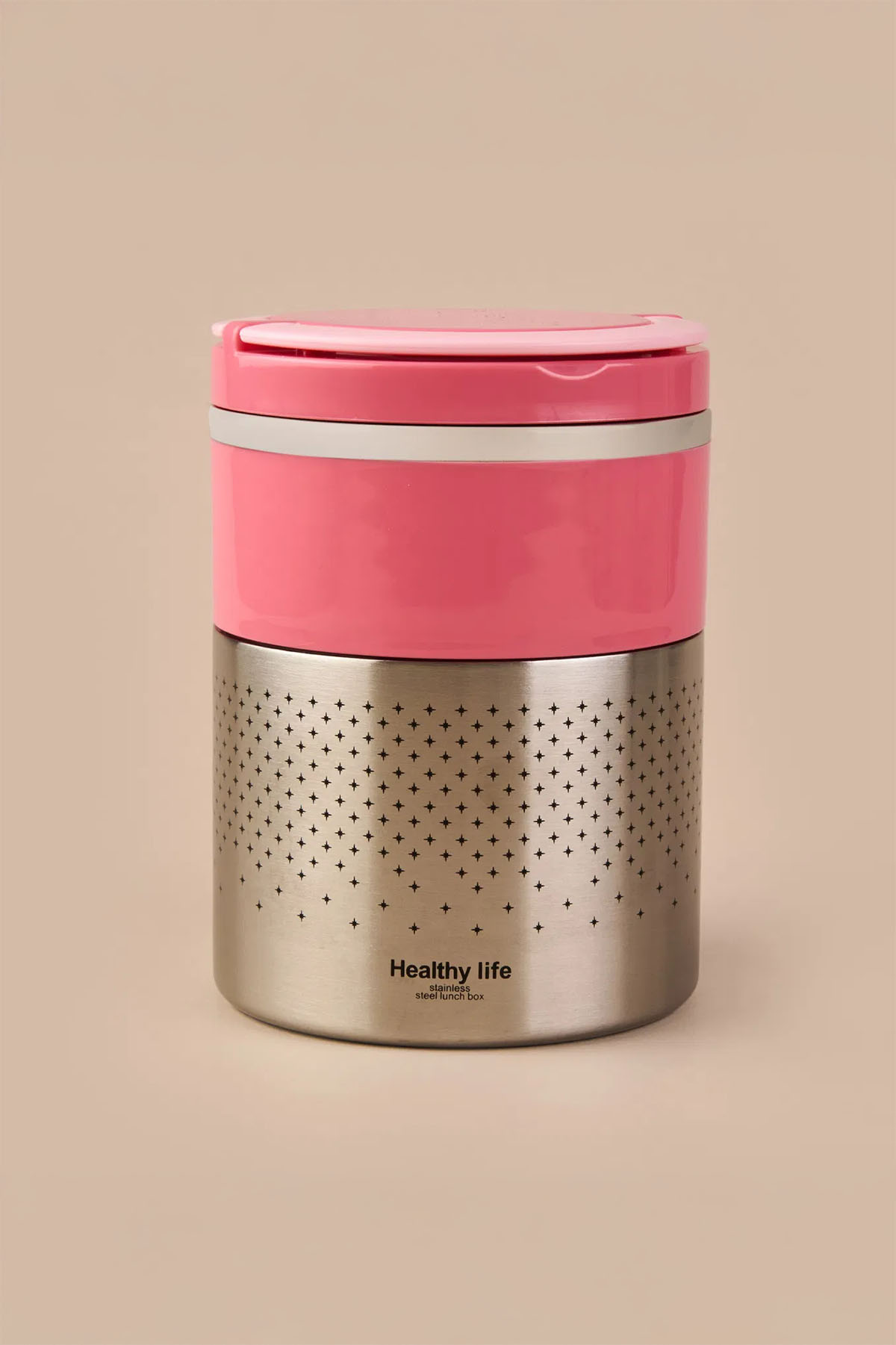 Tohana 2 Katlı Çelik Yemek Termosu 1,5 Lt - Pembe Tohana 2 Katlı Çelik Yemek Termosu 1,5 Lt - Pembe