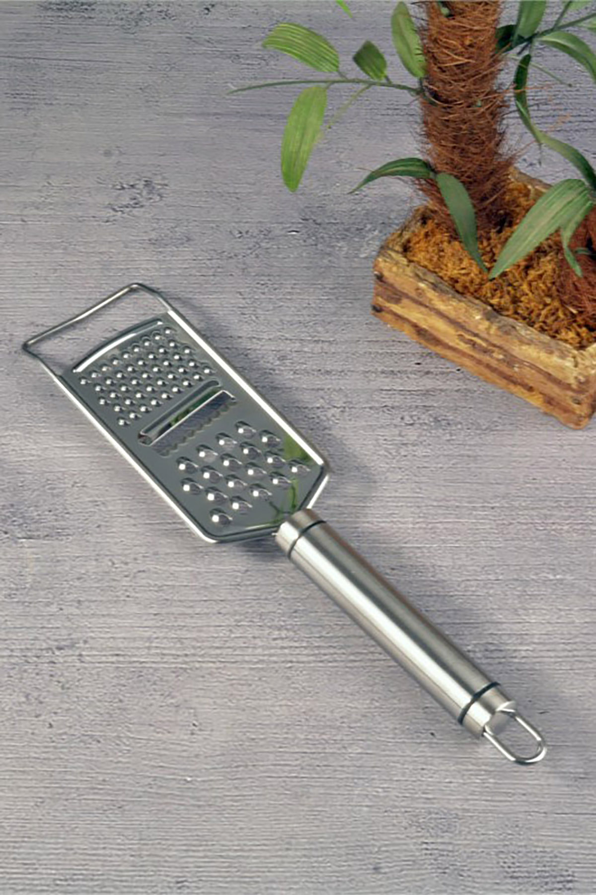 Tohana Metal Saplı Düz Rende - İnox Tohana Metal Saplı Düz Rende - İnox