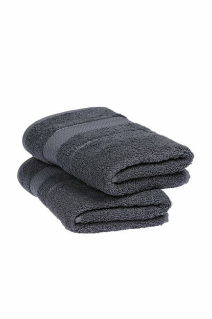Trendy 50x90 2'li Havlu Koyu Gri Trendy 50x90 2'li Havlu Koyu Gri