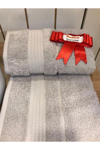 Trendy El-yüz Havlusu(2'li Açık Gri) Trendy El-yüz Havlusu(2'li Açık Gri)
