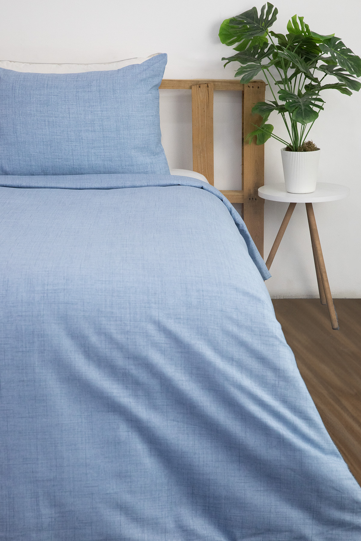 Vega Tek Kişilik Nevresim Seti - Mavi Vega Tek Kişilik Nevresim Seti - Mavi