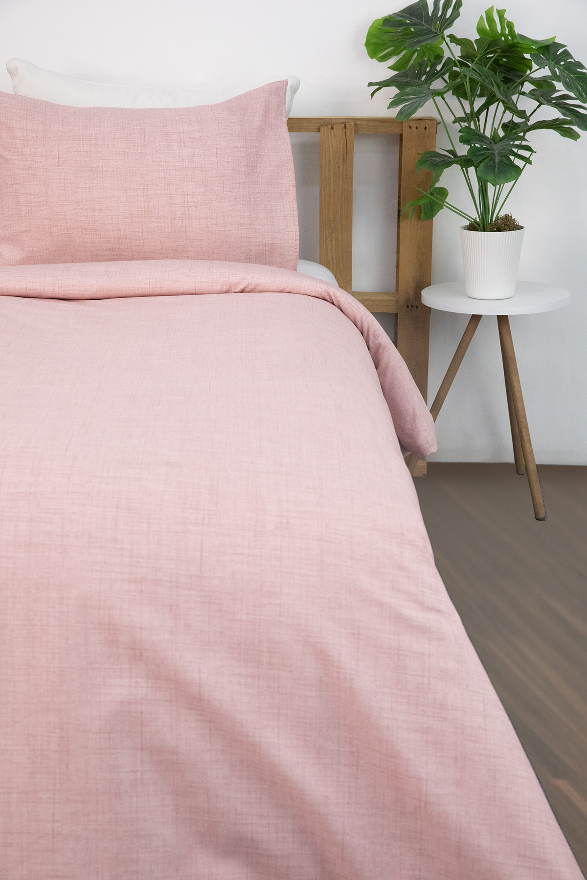 Vega Tek Kişilik Nevresim Seti - Pudra Vega Tek Kişilik Nevresim Seti - Pudra